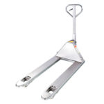 Stainless steel pallet jack for food and medical industries