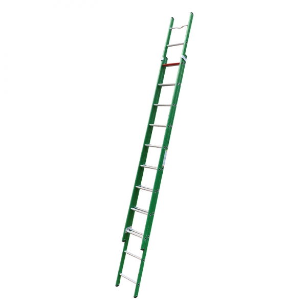 Commercial push up extension ladder